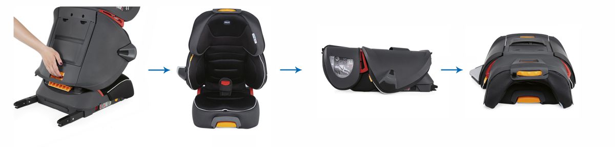 Chicco Fold and Go i-Size – автокресло от 3 до 12 лет