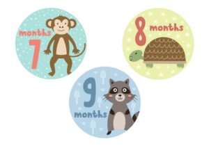 наклейки новорожденным малышам