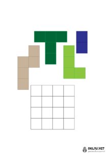 Задания для развития детей 6 лет "Тетрис"